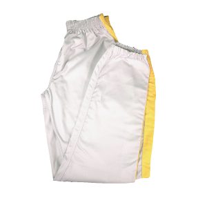 Men's Twill Pant with Yellow Stripe