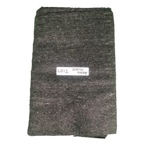Grey Polyester Blend Blanket